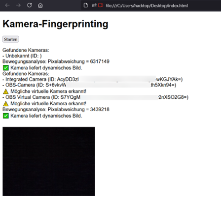 Kamera Fingerprints