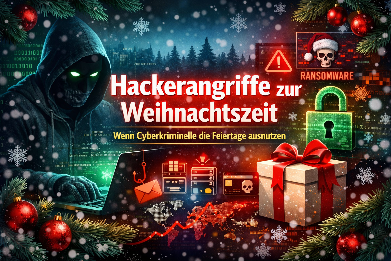 Hackerangriffe zur Weihnachtszeit – Wenn Cyberkriminelle die Feiertage ausnutzen