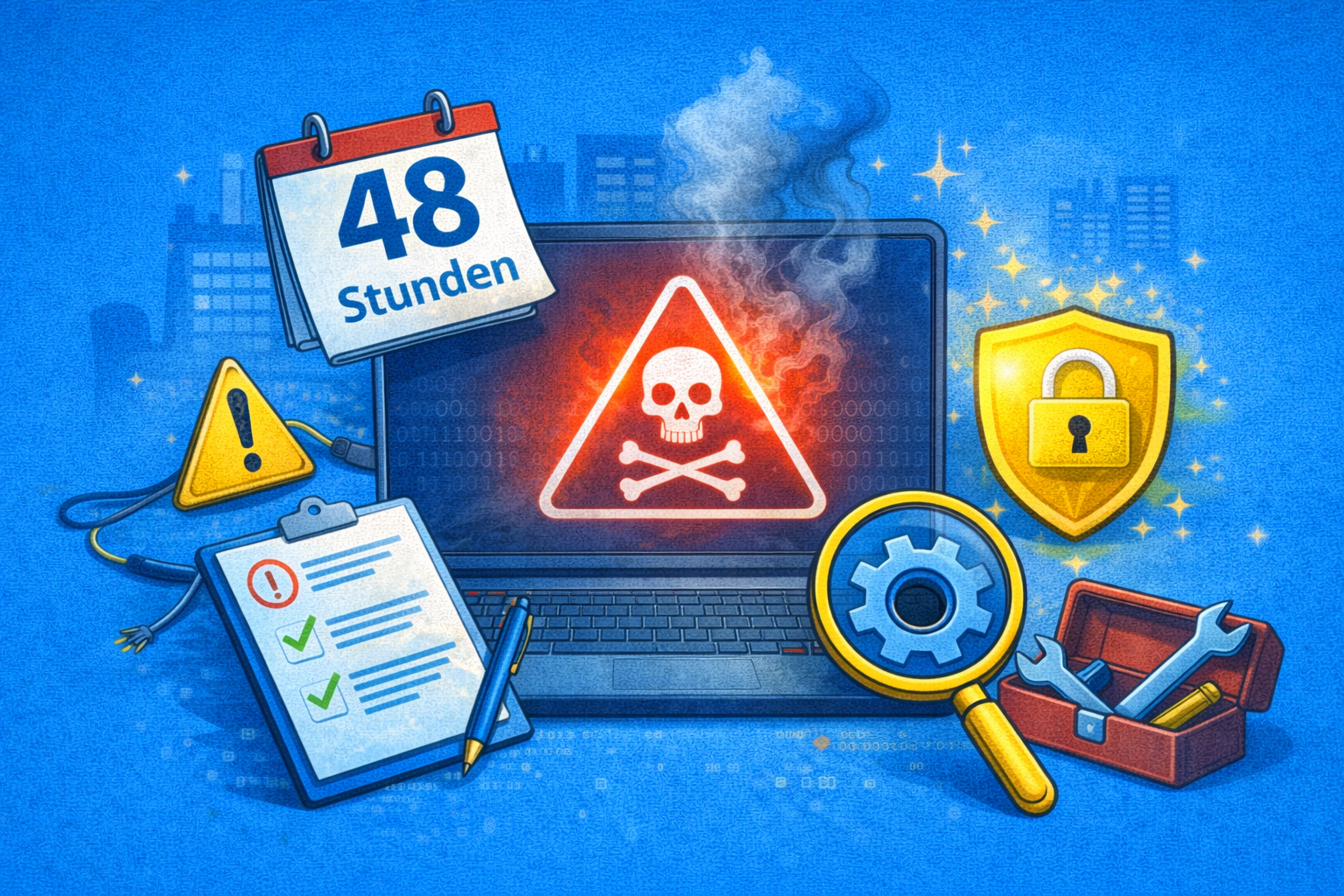 Was tun nach einem Cyberangriff? Ein 48-Stunden-Leitfaden