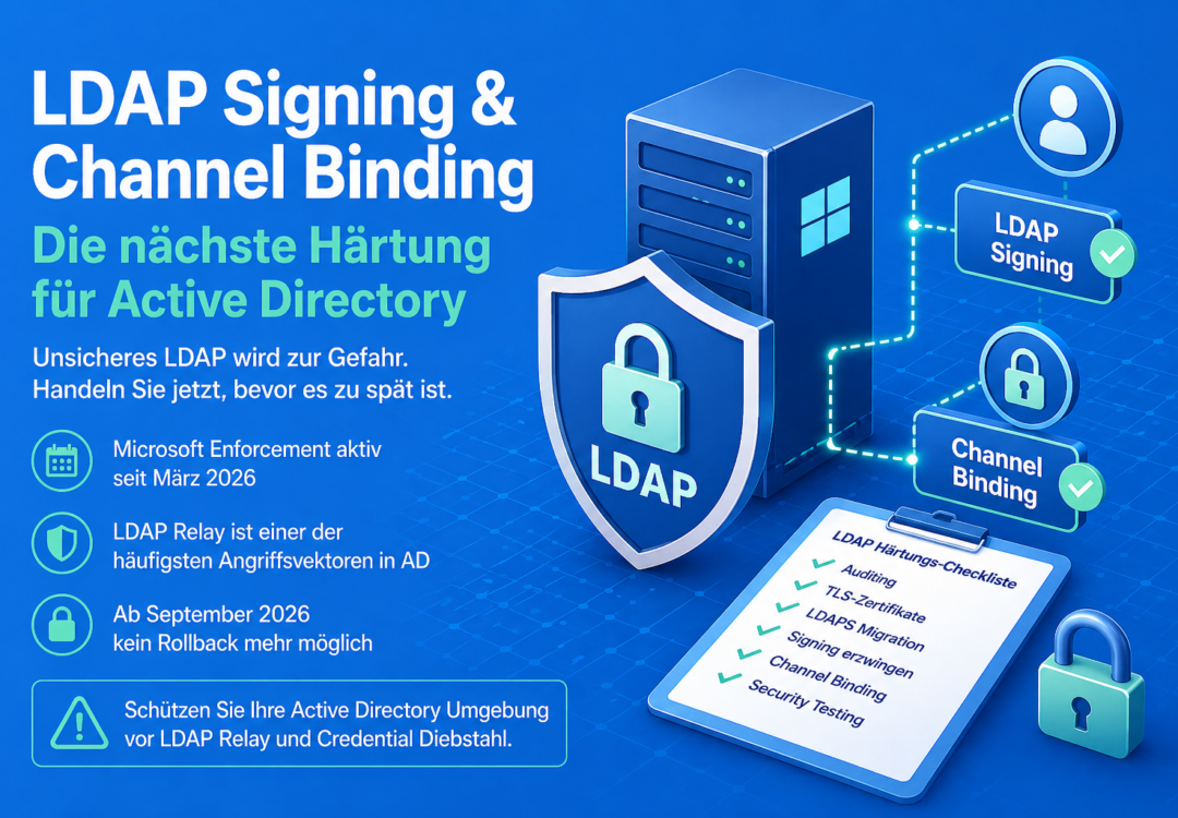 LDAP Signing und Channel Binding – Microsofts nächste erzwungene AD-Härtung