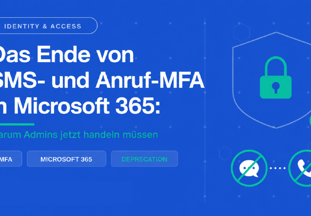 Das Ende von SMS- und Anruf-MFA in Microsoft 365: Warum Admins jetzt handeln müssen