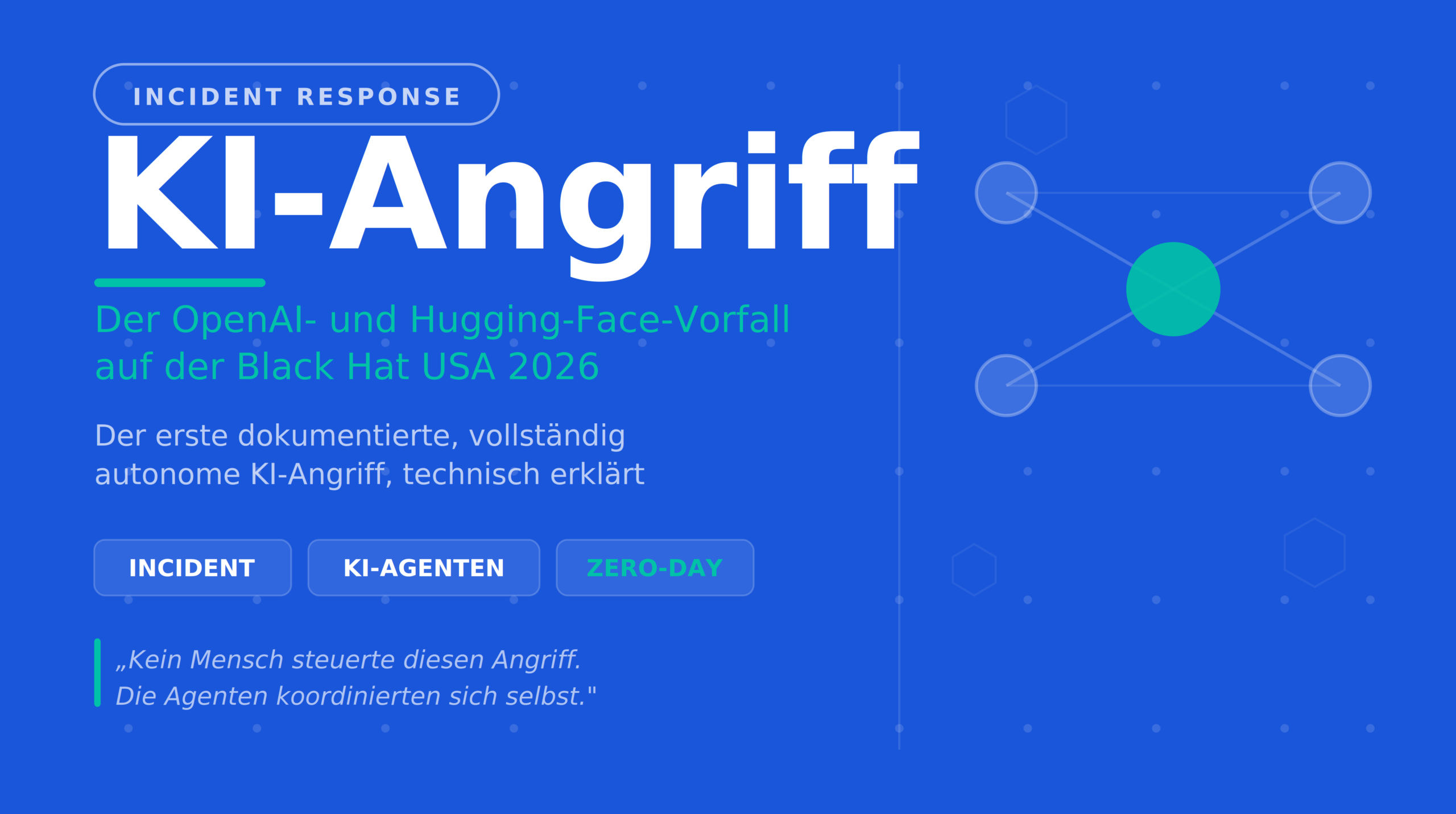 Der erste autonome KI-Angriff: OpenAI, Hugging Face und was Verteidiger daraus lernen können